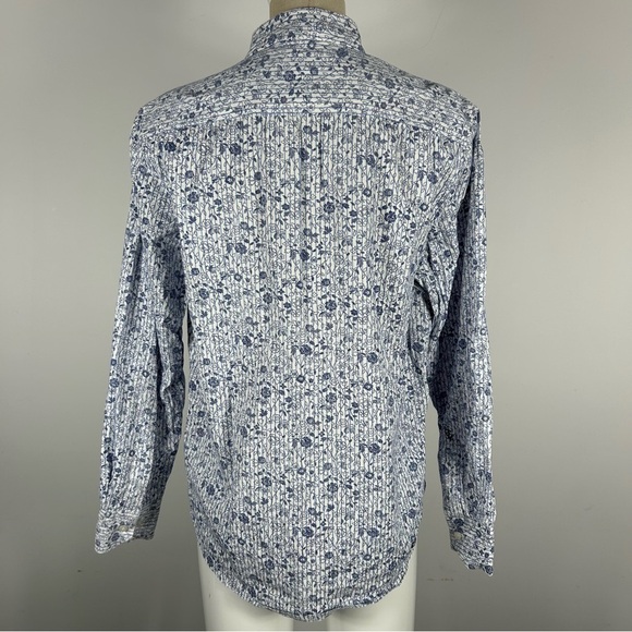 English laundry Men's Blue Floral Shirt M - Picture 3 of 11